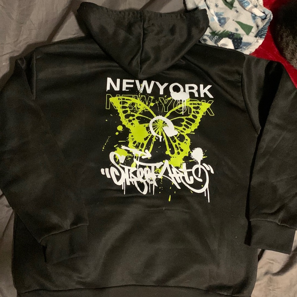 Black hoodie